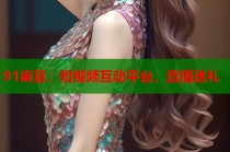 91麻豆：短視頻互動(dòng)平臺(tái)，直播送禮
