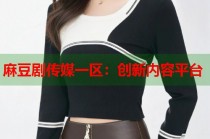 麻豆劇傳媒一區(qū)：創(chuàng)新內(nèi)容平臺(tái)
