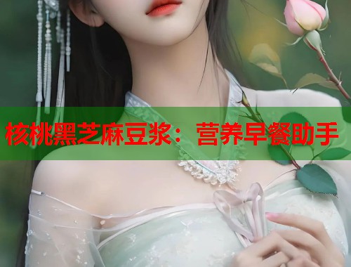 核桃黑芝麻豆?jié){：營養(yǎng)早餐助手  第2張