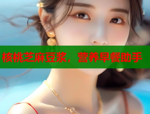 核桃芝麻豆?jié){，營養(yǎng)早餐助手  第2張